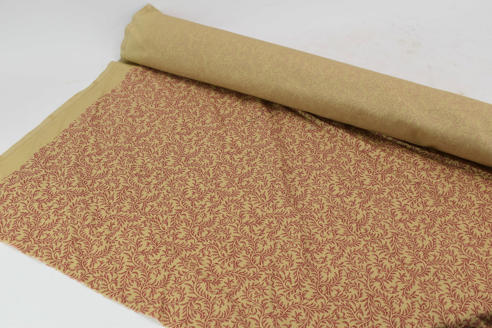 One Roll Brunschwig & Fils Cotton Chintz Fabric: One Roll Brunschwig & Fils Cotton Chintz FabricOne Roll Brunschwig & Fils Cotton Chintz Fabric. Approx. 14 Yards