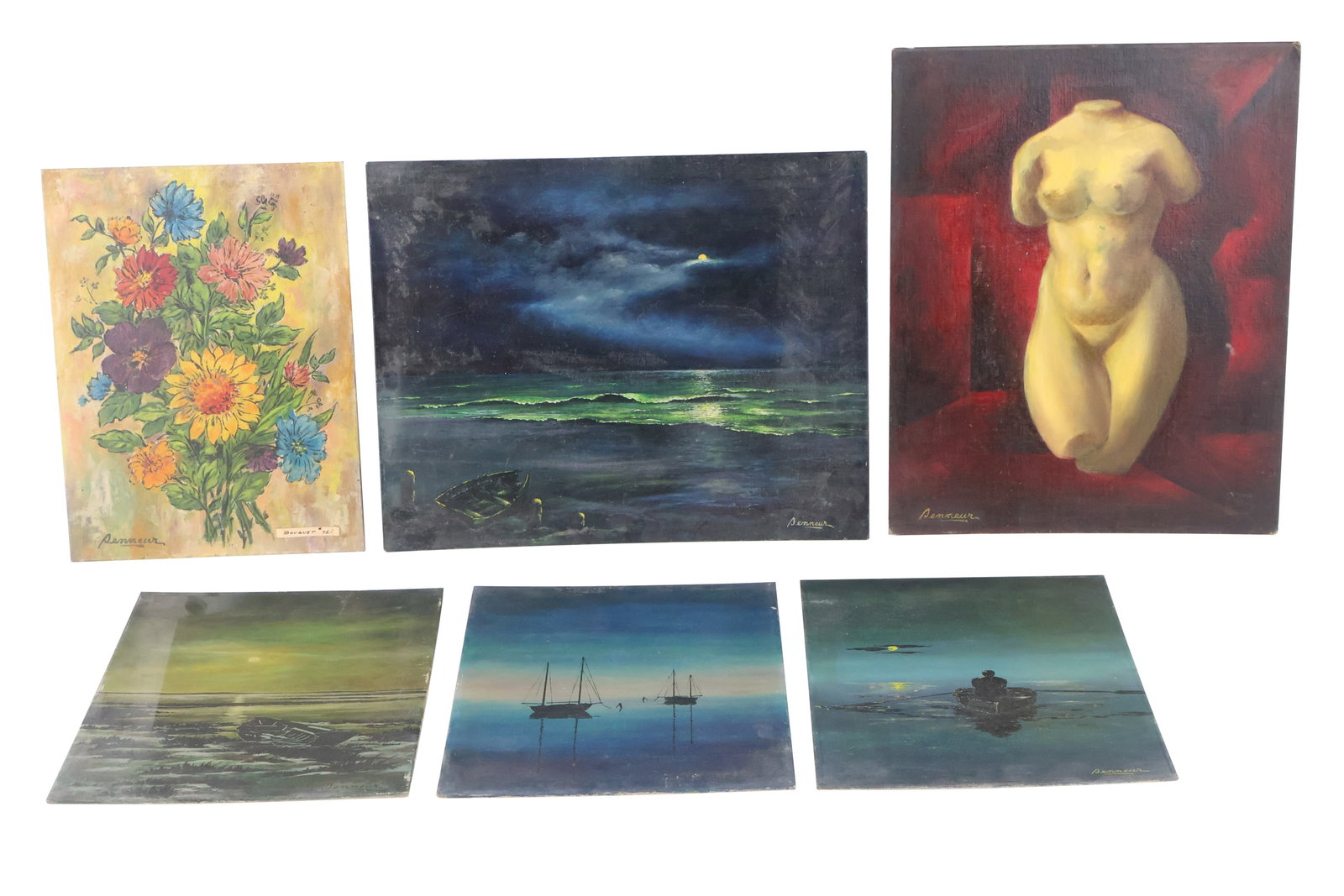 Large Group of Art and Ephemera from Henri Senneur: Large Group of Art and Ephemera from Henri Senneur Henri Senneur (1905-1981) was a local Wayne NJ studio artist who taught at Montclair Art Museum.