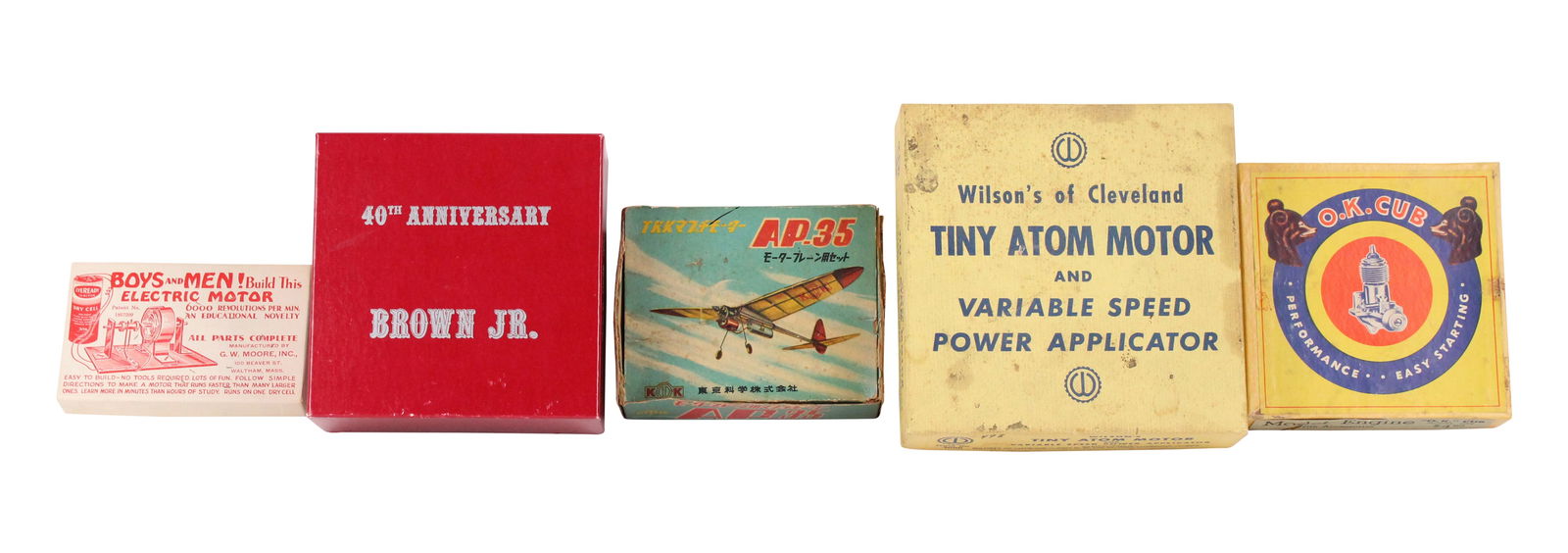 Five Vintage Motors in Original Boxes (1 of 11)
