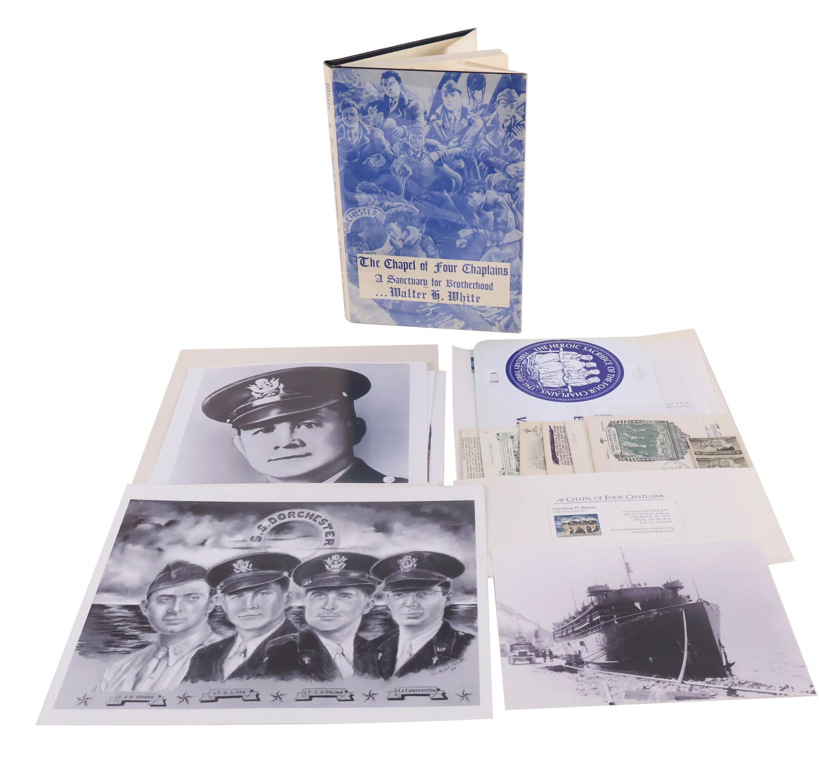 Group Relating to the World War II Story of the Four Chaplains (1 of 9)