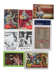 Group of Entertainment Collectible Cards