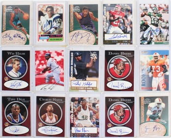 Group of Assorted Autographed Sports Cards