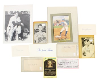 Group of Assorted Autographs