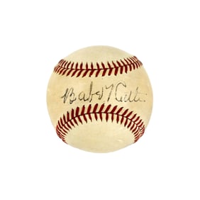 Babe Ruth Single Signed Baseball