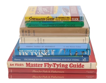 Ten Signed Books on Fishing