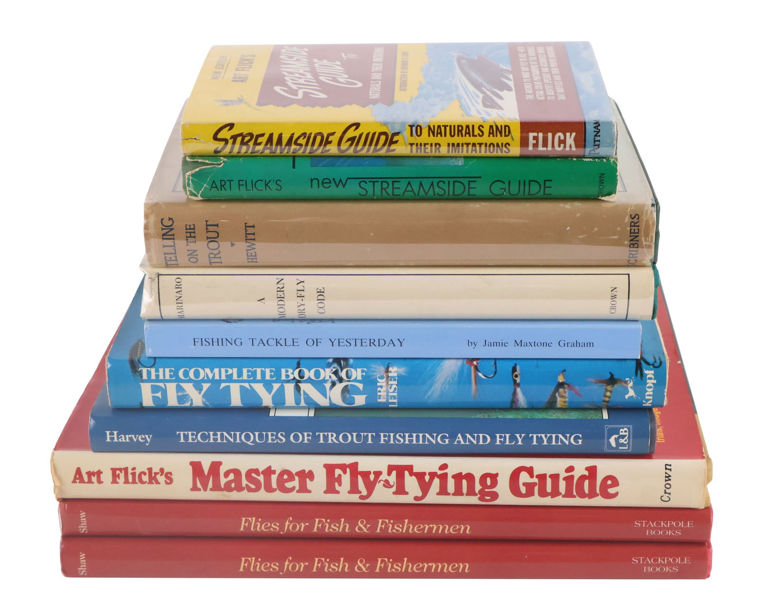 Ten Signed Books on Fishing (1 of 7)