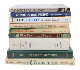 Nine Signed Books on Fishing