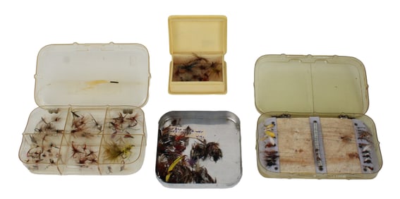 Selection of Vintage Dry Flies and Wet Flies