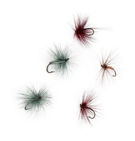 Group of Ogden Smith "Mermaid" Dry Flies