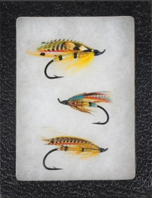 Three Megan Boyd Salmon Flies