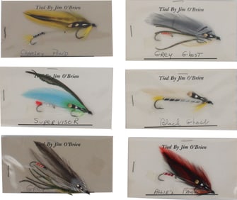 Six Flies Tied by Jim O'Brien