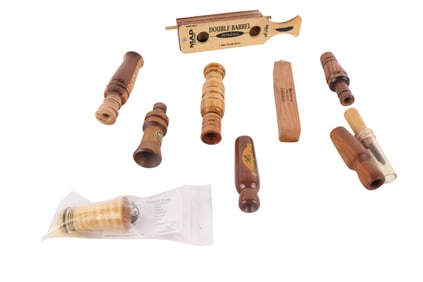 Ten Assorted Game Calls