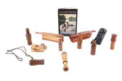Eleven Assorted Game Calls