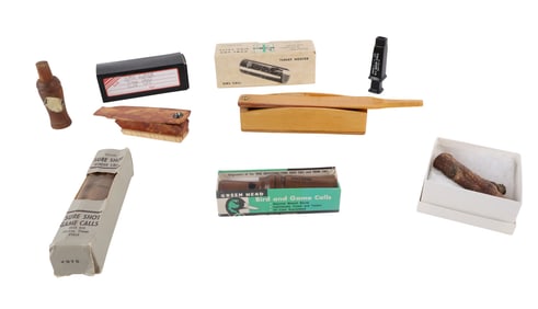 Ten Assorted Game Calls