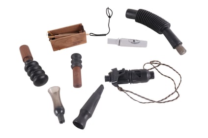 Eight Assorted Game Calls