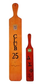 Vintage Purdue University Club 25 Sorority Paddle