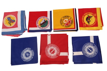 Rare Original Unworn Boy Scouts Neckerchiefs