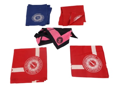 Four 1937 Boy Scouts National Jamboree Neckerchiefs