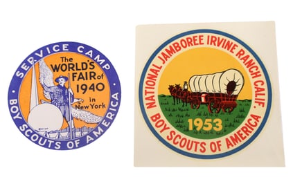 Very Scarce 1939-1940 New York World's Fair Camp Sticker