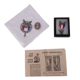 1920s Eagle Scout Medal Sterling Silver