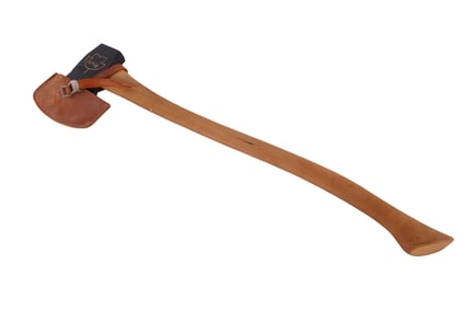 Rare Unused Presentation Two Handed Axe