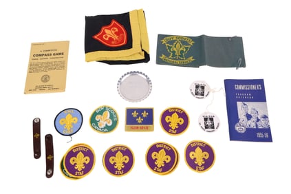 Group of Canadian Boy Scout/River Scout Memorabilia