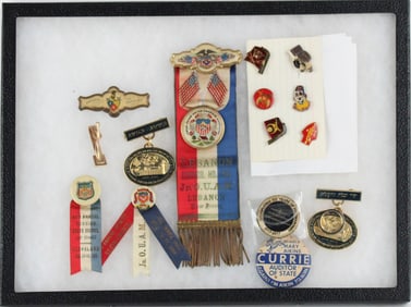 Group of Vintage Shriners, Masonic and Others Pins