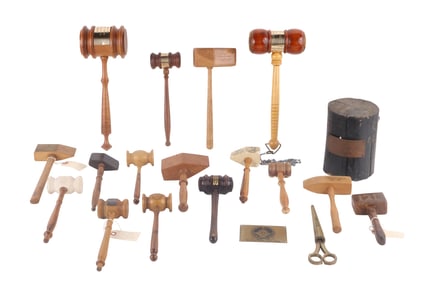 Group of Masonic Gavels