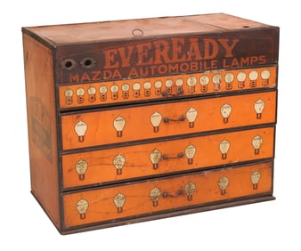 Eveready Mazda Automobile Lamps Counter-Top Display