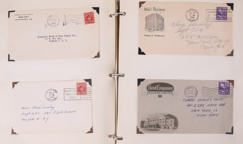 Album of Envelopes with Stamps