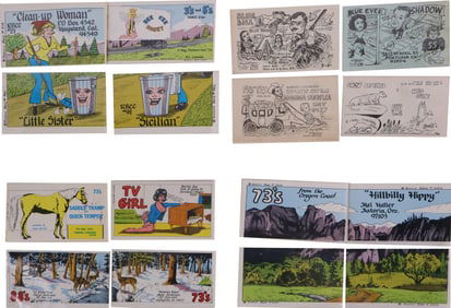 Large Collection of Illustrated QSL Radio Cards