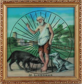 Novelty Light Up Saint Lazarus Sign