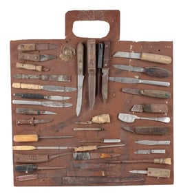 Group of Vintage Prison Made Shivs and Weapons