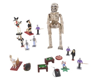 Group of Día de Muertos Figurines