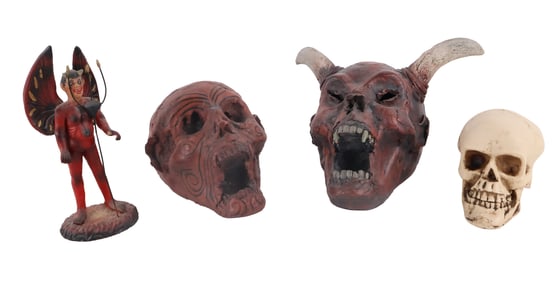 Three Decorative Skulls