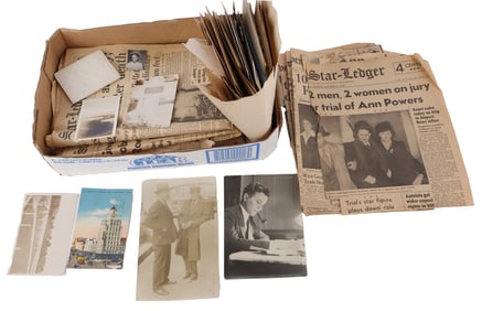 Large Group of Ephemera Relating to the Trial of Ann Powers