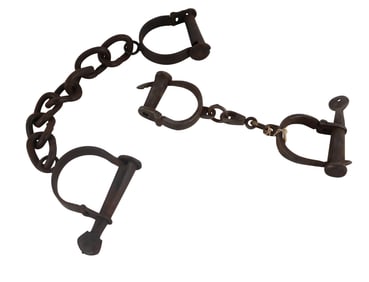 Two Iron Shackles