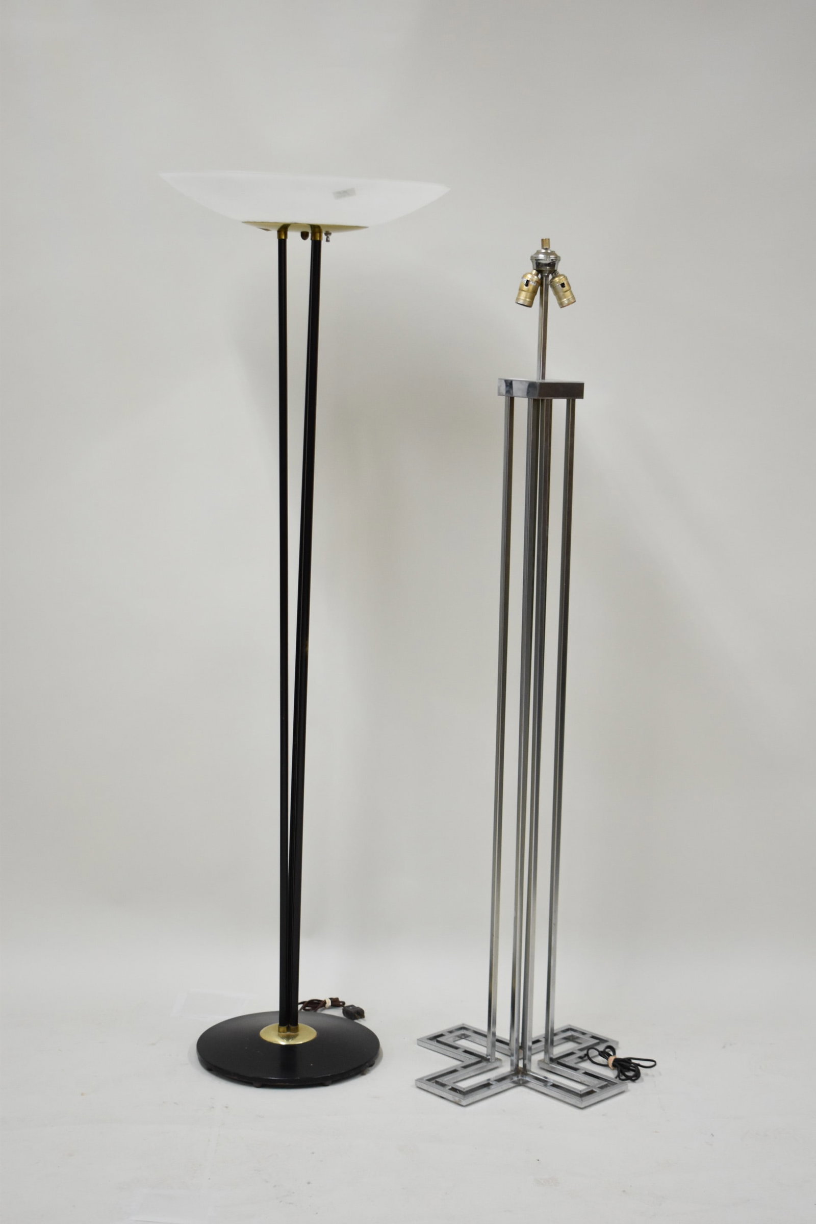 Modern Chrome Floor Lamp (1 of 8)