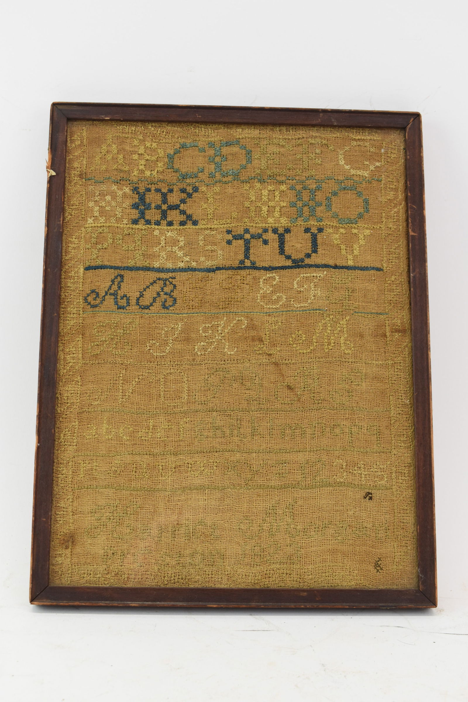 Antique Needlework Sampler (1 of 5)