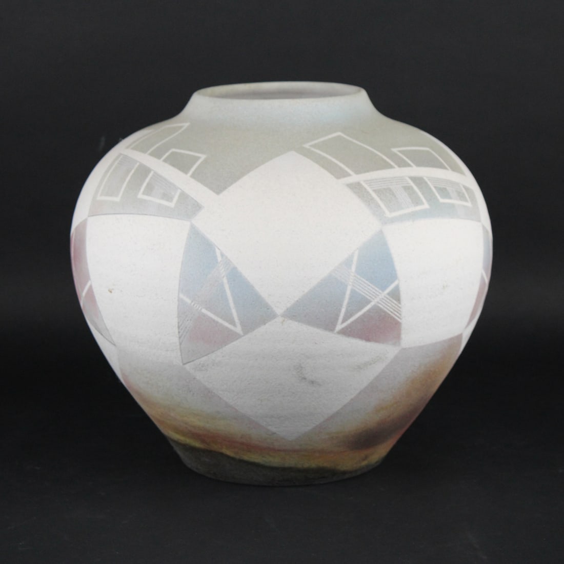Nicholas Bernard, American 1958, Raku Vessel (1 of 5)
