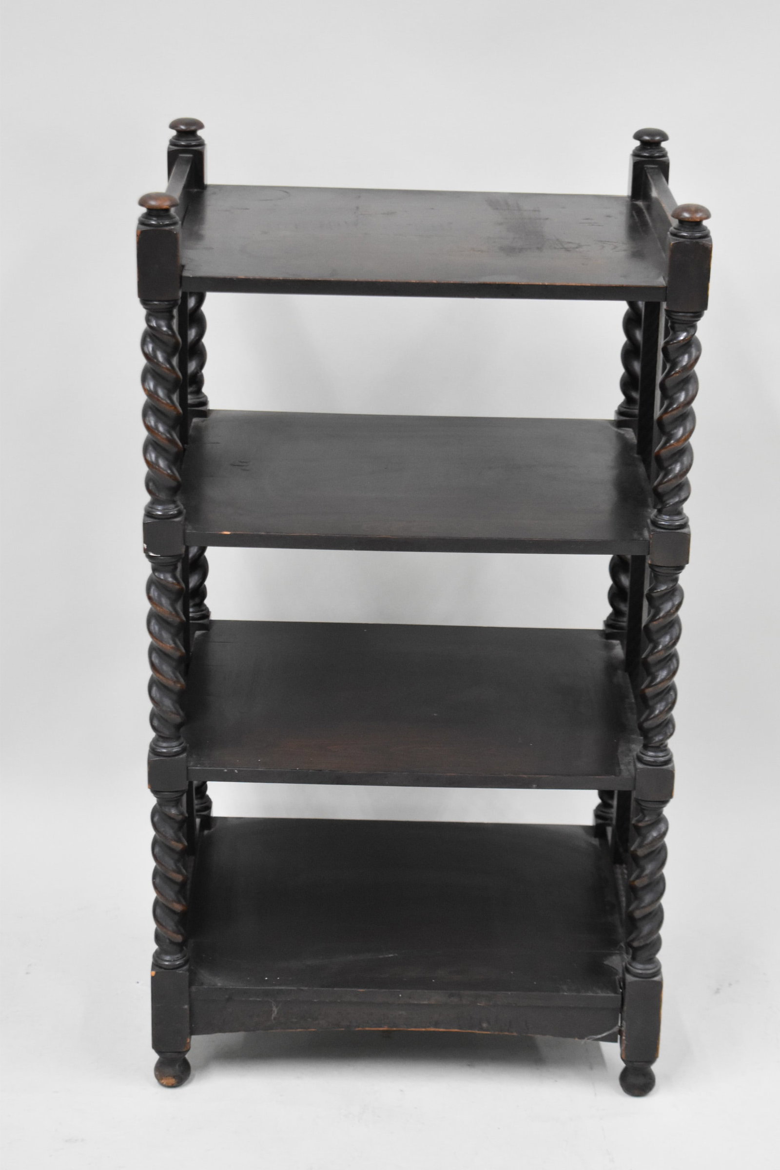 Vintage Stickley Brothers Barley Twist Open Bookshelf (1 of 7)