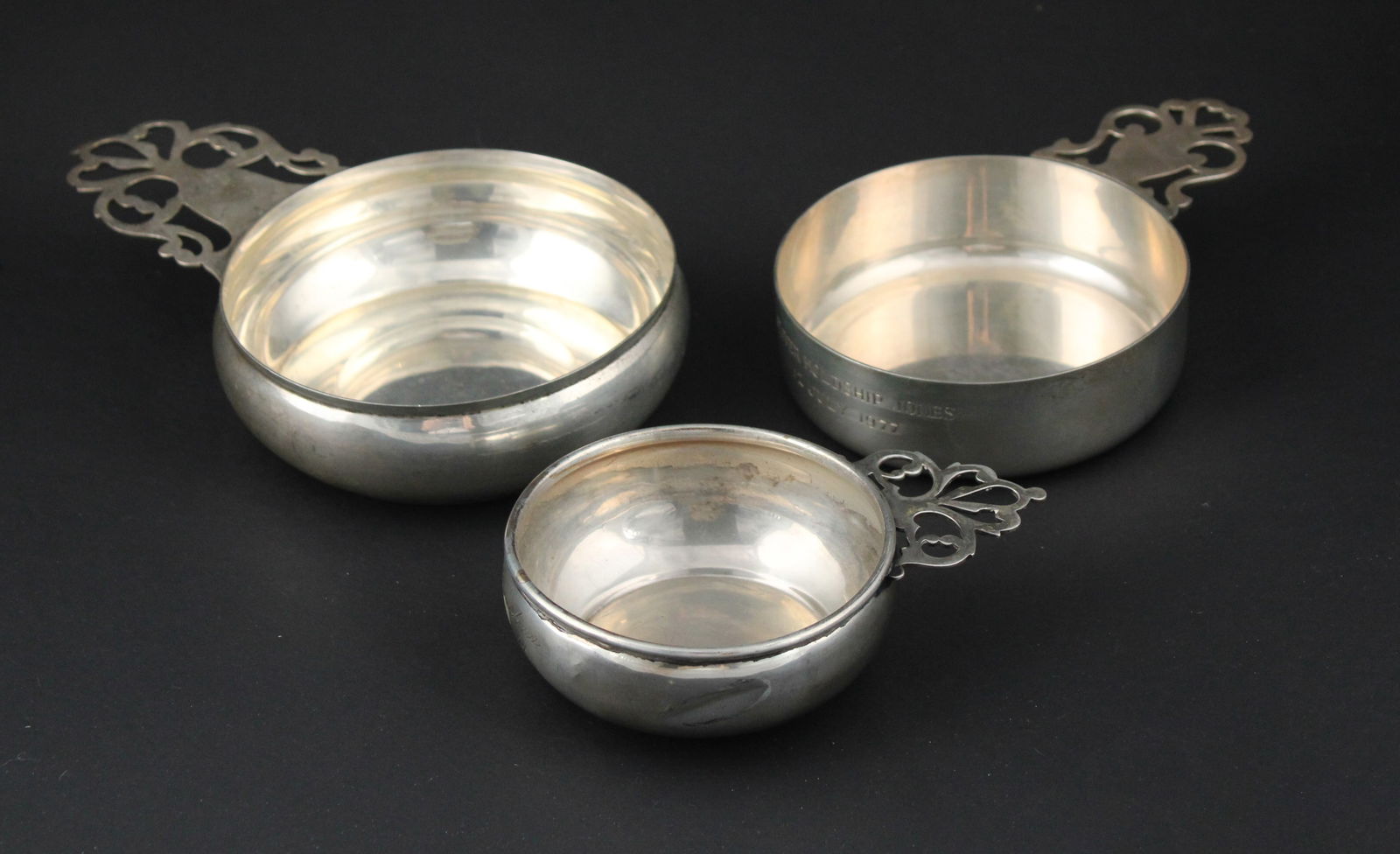Two Tiffany Sterling Silver Porringers (1 of 13)