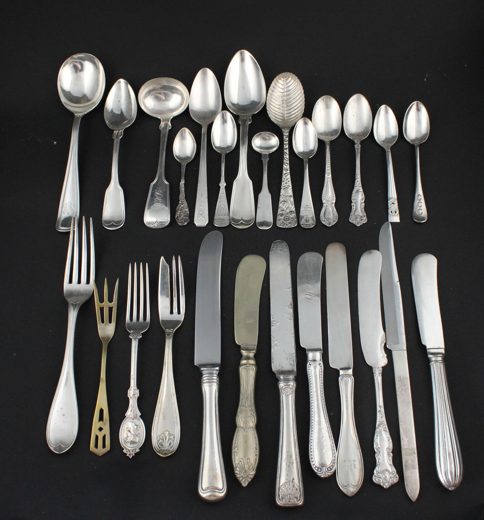Group of Silver Plated Flatware (1 of 19)