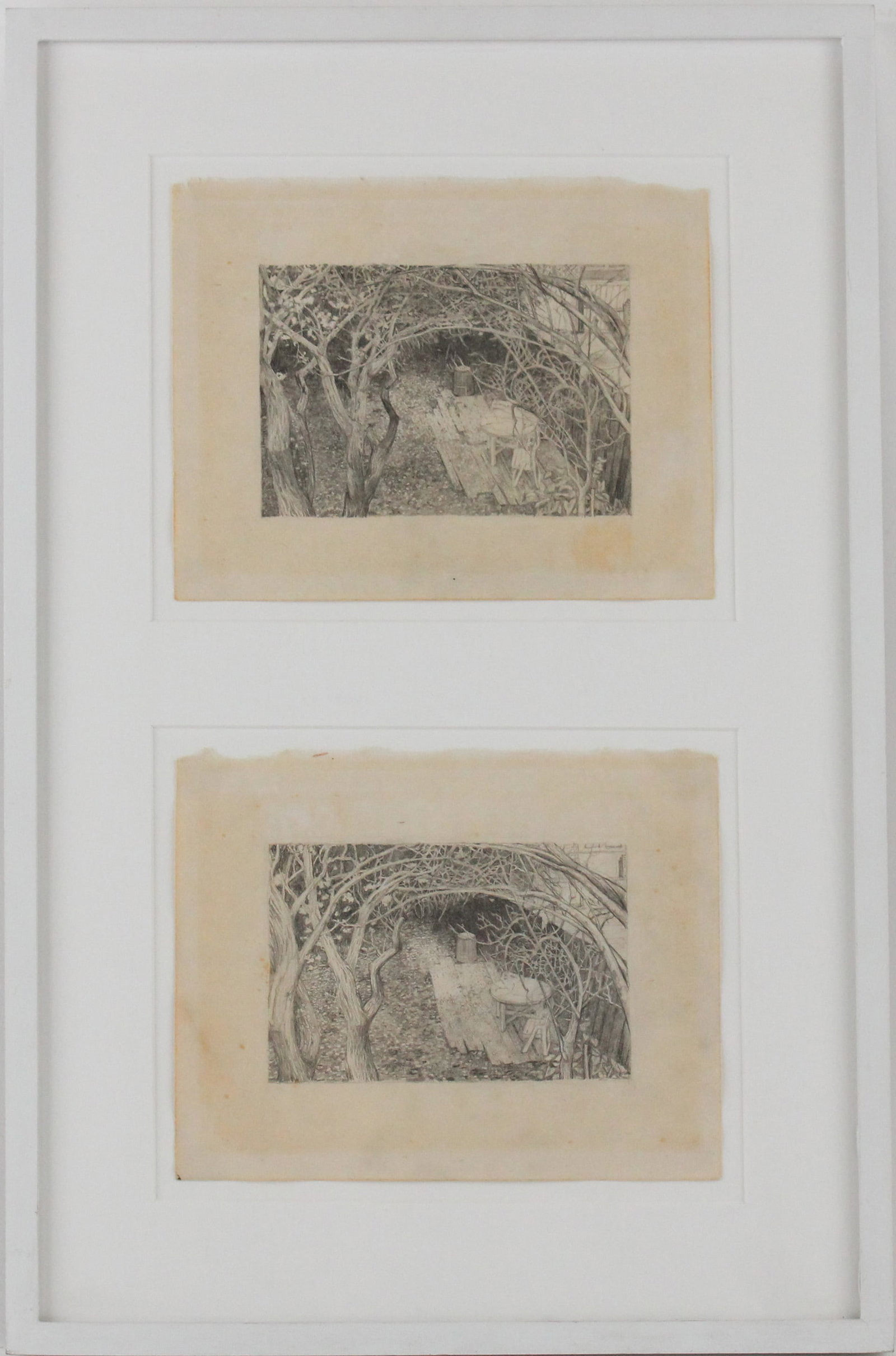 Colter Jacobsen, American 1975-, Snake the L out of the almond tree, Pencil on Paper: Colter Jacobsen American, 1975- Snake the L out of the almond tree Pencil on Paper (Flood gates of Heaven's ecstasy) 2006. Provenance: The Estate of Theodore A Bonin Sight: 6 3/4 x 8 1/2 in. (17.1 x 2