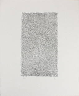 Leon Ferrari, Argentina 1920-2013, Untitled, Etching on Rice Paper: Leon FerrariArgentina, 1920-2013UntitledEtching on Rice PaperInitialed in pencil l.r. and numbered 30/45 l.l.Provenance: The Estate of Theodore A Bonin22 x 18 1/4 in. (55.9 x 46.4 cm.)