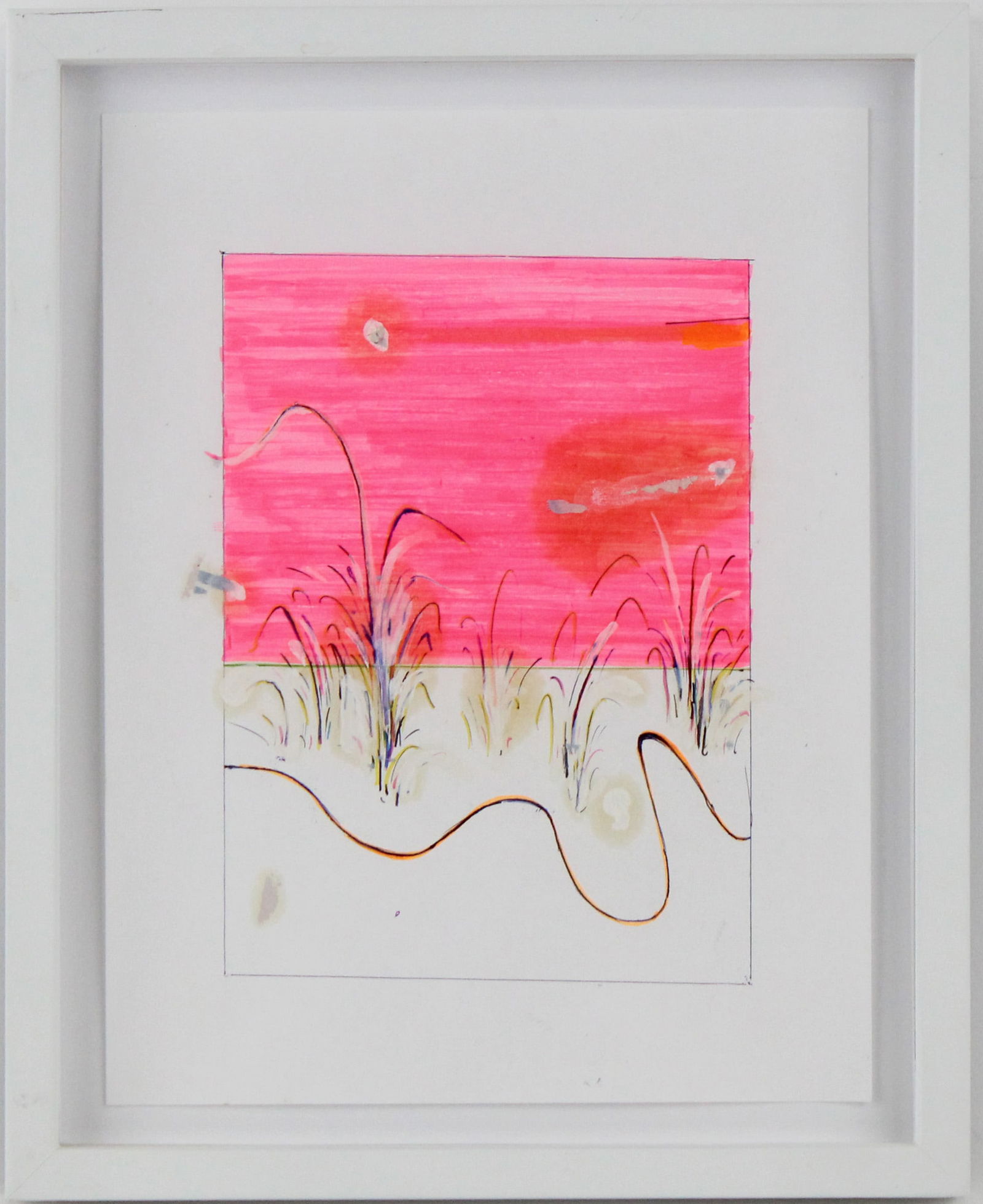 Roman Cochet, Polymer Study, Ink & Oil on Paper (1 of 4)