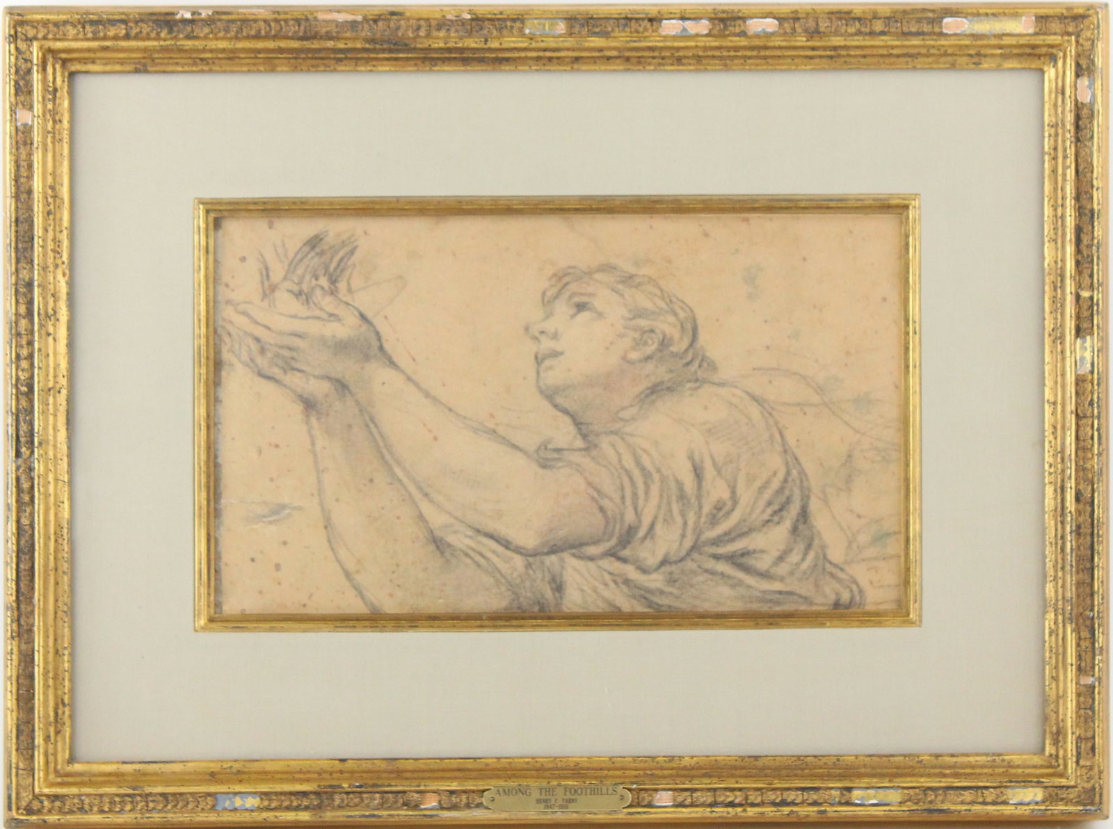 Study of a Nymph, Pencil (1 of 5)