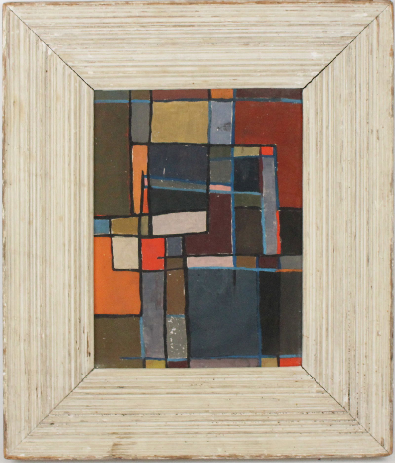Geometric Abstract, Oil on Masonite (1 of 6)