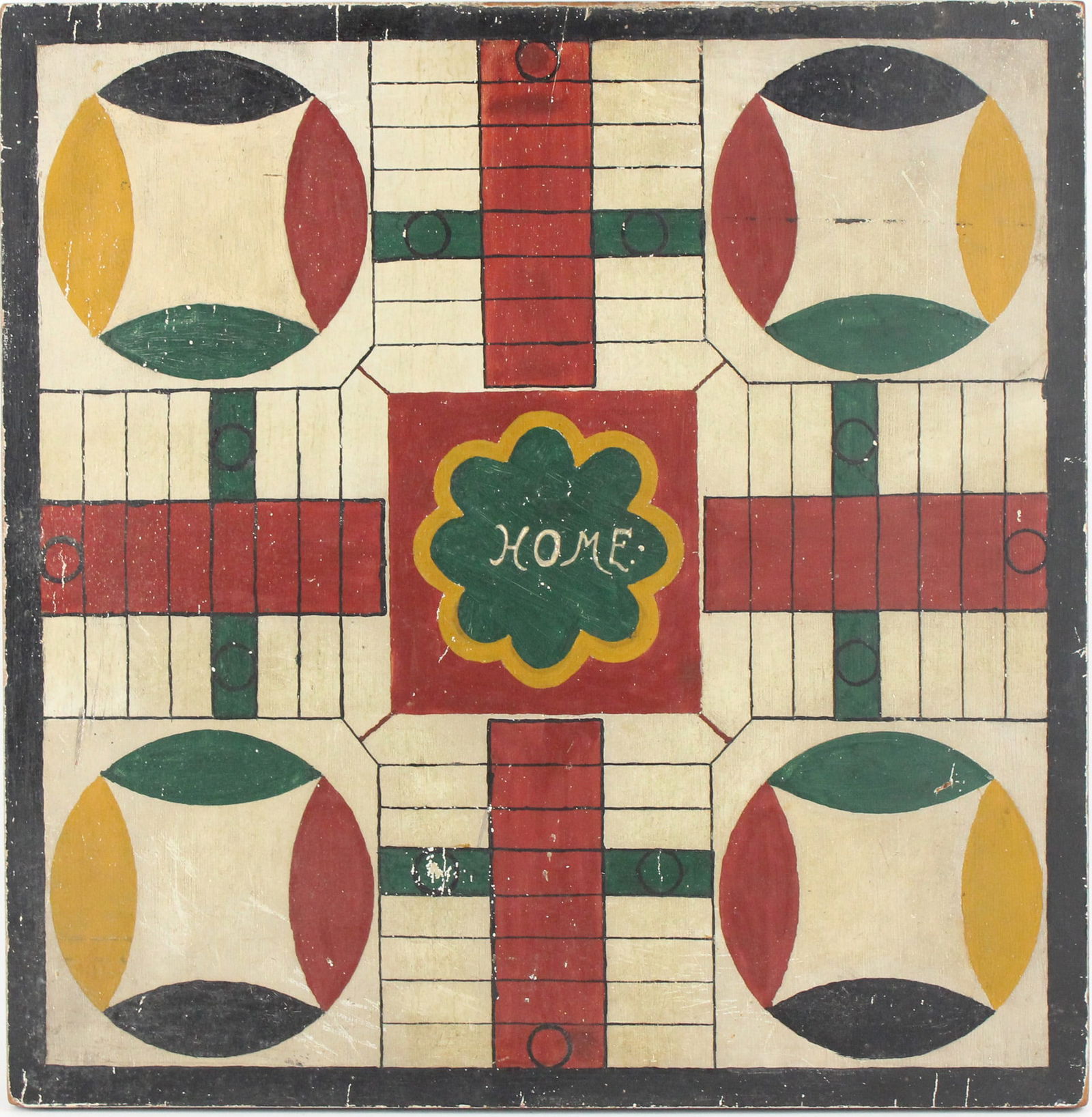 Painted Parcheesi Gameboard (1 of 7)
