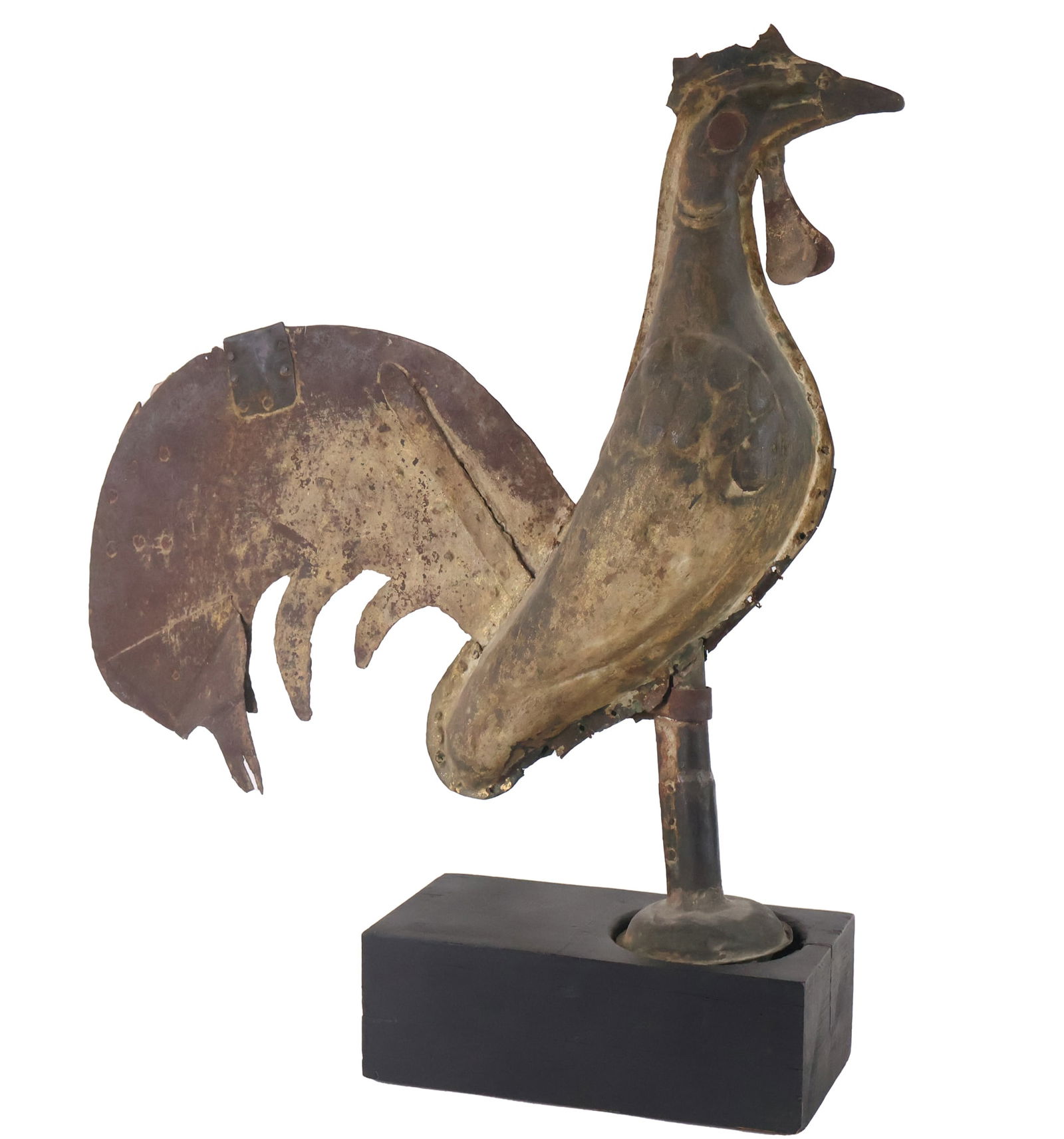 Molded Zinc and Sheet Iron Rooster Weathervane (1 of 13)